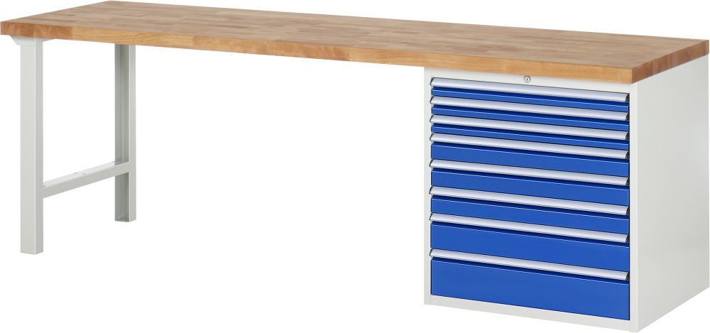 RAU Werkbank 7000 Modell Nummer 7619 2500 mm Produktbild RAU Werkbank 7000 Modell Nummer 7619 2500 mm