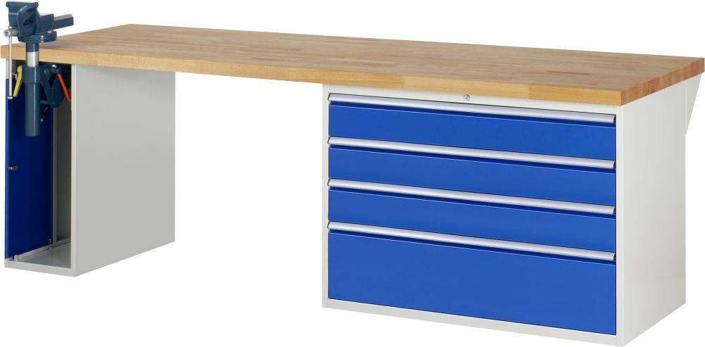RAU Werkbank 7000 Modell 7710-2 Breite 2500 mm Produktbild RAU Werkbank 7000 Modell 7710-2 Breite 2500 mm