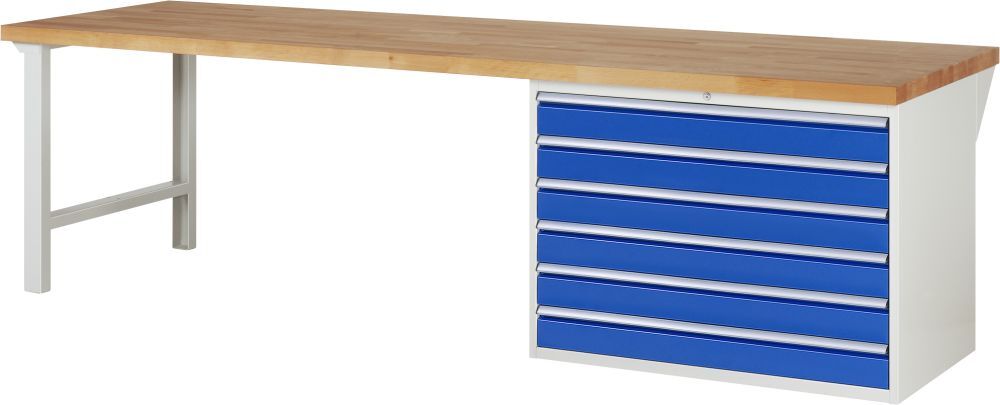 RAU Werkbank 7000 Modell Nummer 7716 3000 mm Produktbild RAU Werkbank 7000 Modell Nummer 7716 3000 mm