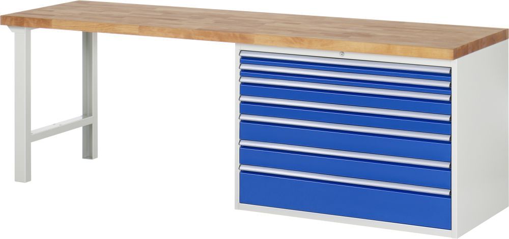 RAU Werkbank 7000 Modell 7717 mit 2500 mm Breite Produktbild RAU Werkbank 7000 Modell 7717 mit 2500 mm Breite