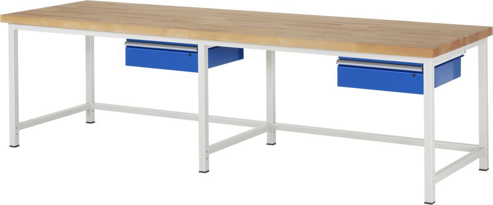 Rau Werkbank Modell 8001 Breite 3000 x Tiefe 900 x Höhe 840 mm Produktbild Rau Werkbank Modell 8001 Breite 3000 x Tiefe 900 x Höhe 840 mm