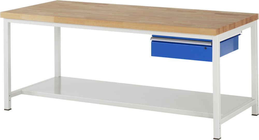 RAU Werkbank 8000 Modell 8001A6 2000 mm in der Breite Produktbild RAU Werkbank 8000 Modell 8001A6 2000 mm in der Breite
