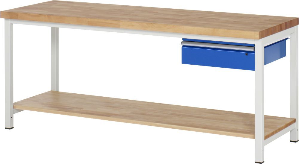RAU Werkbank Serie 8000 Modell 8001A7 Breite: 2000 mm Produktbild RAU Werkbank Serie 8000 Modell 8001A7 Breite: 2000 mm