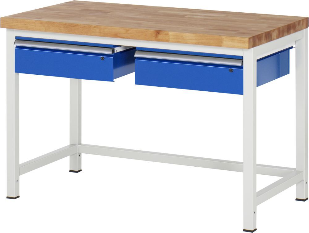 RAU Werkbank 8000 Modell 8002A1 1250 mm in der Breite Produktbild RAU Werkbank 8000 Modell 8002A1 1250 mm in der Breite