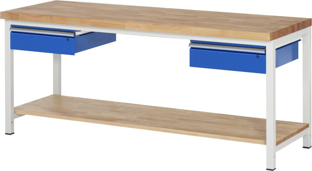 RAU Werkbank Serie 8000 - Modell 8002A7 Breite 2000 mm Produktbild RAU Werkbank Serie 8000 - Modell 8002A7 Breite 2000 mm