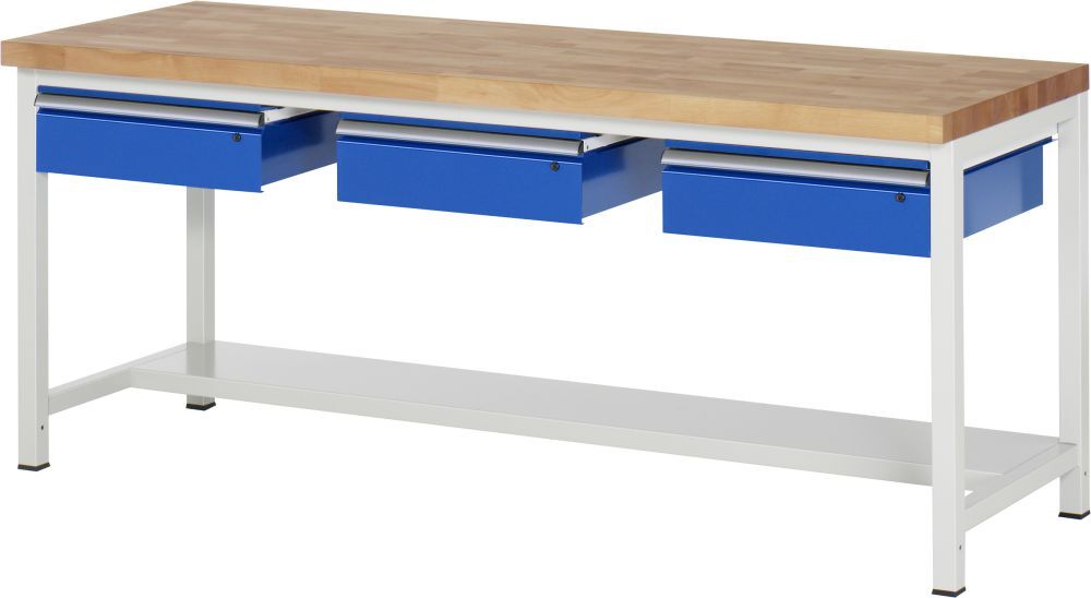 RAU Werkbank 8000 Modell 8003A3 mit 2000 mm Breite Produktbild RAU Werkbank 8000 Modell 8003A3 mit 2000 mm Breite