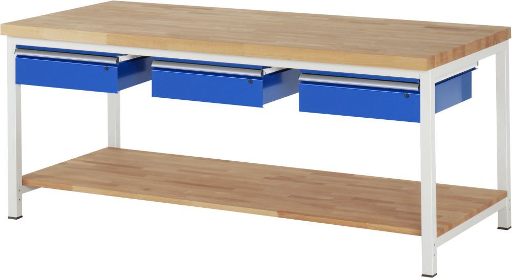 RAU Werkbank 8000 Modell 8003A7 Breite 2000 mm Produktbild RAU Werkbank 8000 Modell 8003A7 Breite 2000 mm