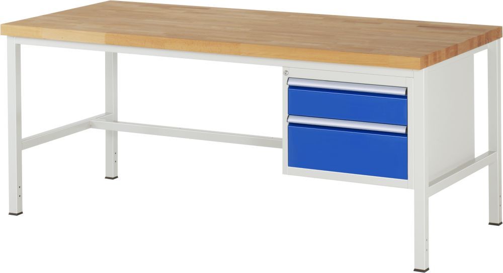 RAU Werkbank 8000 Modell 8123 und 2000 mm breit Produktbild RAU Werkbank 8000 Modell 8123 und 2000 mm breit