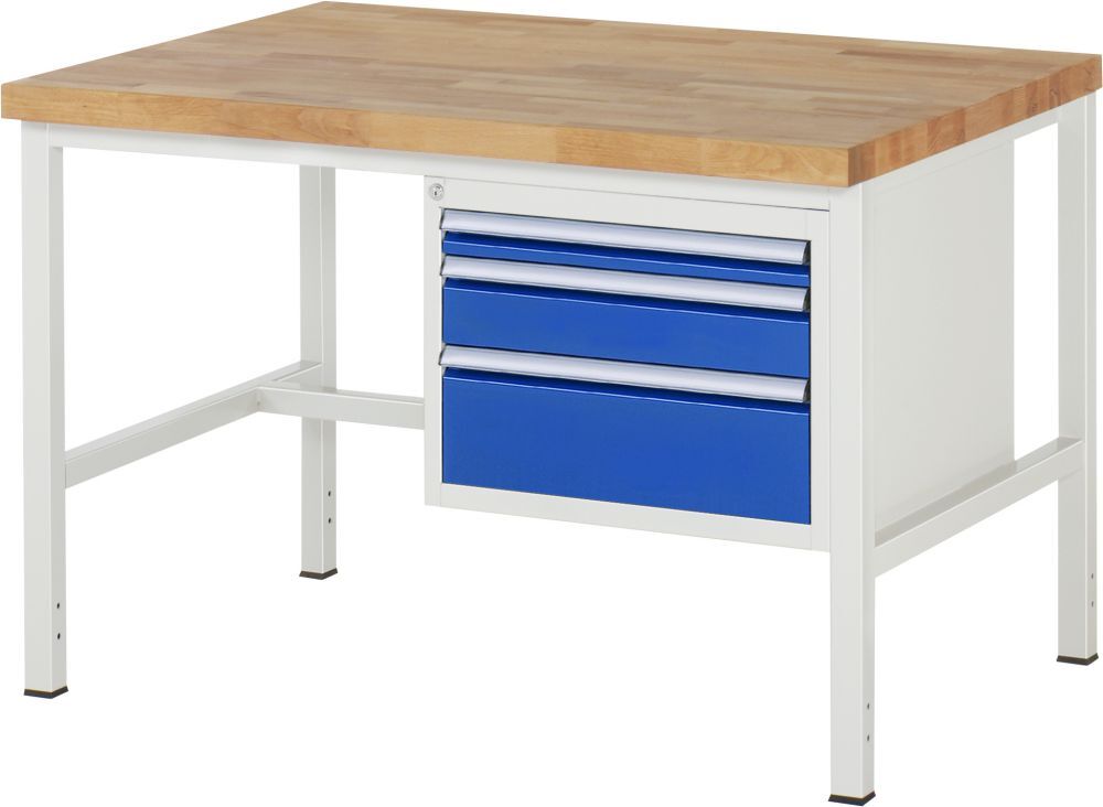 RAU Werkbank 8000 Modell 8126 und 1250 mm breit Produktbild RAU Werkbank 8000 Modell 8126 und 1250 mm breit