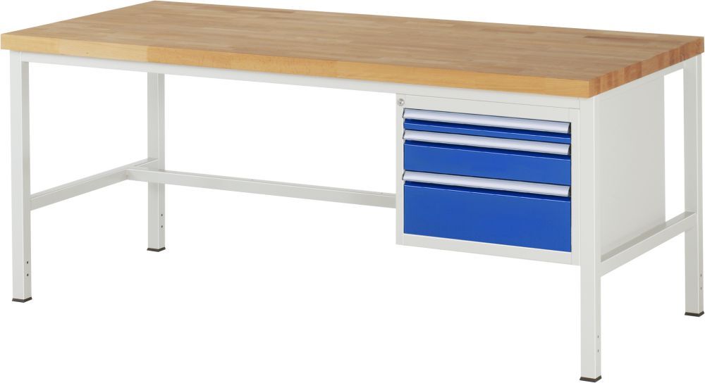 RAU Werkbank 8000 Modell 8126 Breite 2000 mm Produktbild RAU Werkbank 8000 Modell 8126 Breite 2000 mm