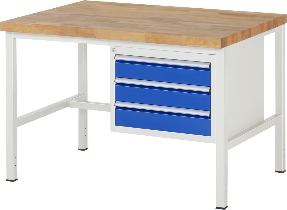 RAU Werkbank 8000 Modell 8127 und 1250 mm breit Produktbild RAU Werkbank 8000 Modell 8127 und 1250 mm breit