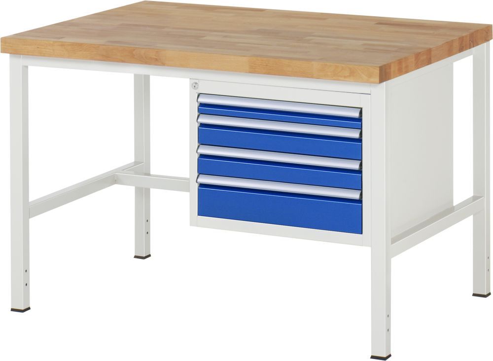 RAU Werkbank Serie 8000 Modell 8132 Breite 1250 mm Produktbild RAU Werkbank Serie 8000 Modell 8132 Breite 1250 mm bild 1