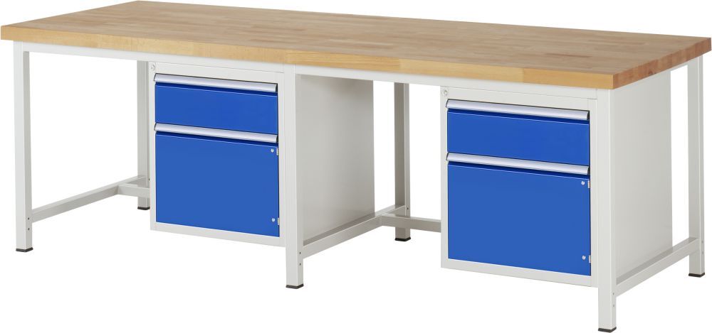 RAU Werkbank 8000 Modell 8152 2500 mm in der Breite Produktbild RAU Werkbank 8000 Modell 8152 2500 mm in der Breite