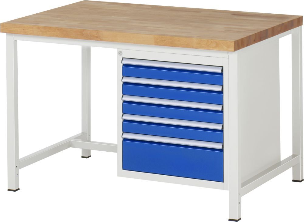 RAU Werkbank 8000 Modell 8168 Breite 1250 mm Produktbild RAU Werkbank 8000 Modell 8168 Breite 1250 mm