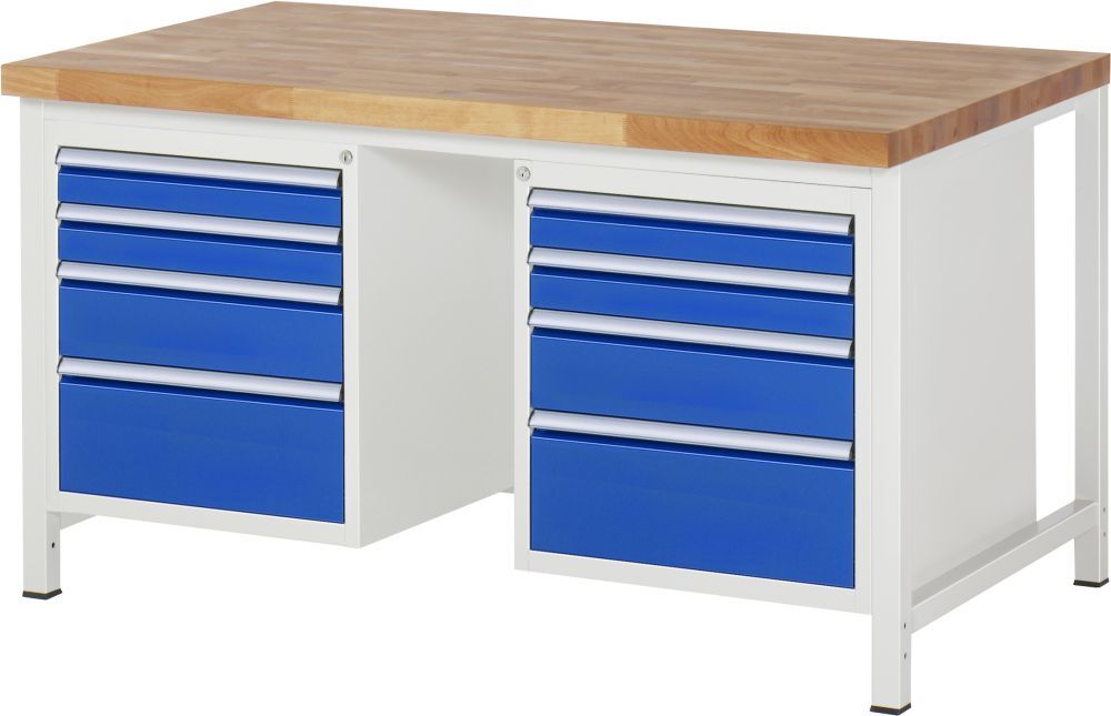 RAU Werkbank 8000 Modell 8182 mit 1500 x 900 mm Produktbild RAU Werkbank 8000 Modell 8182 mit 1500 x 900 mm