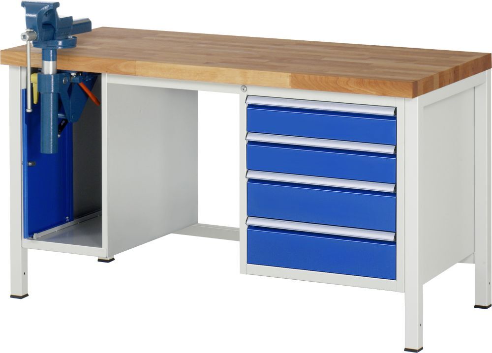 RAU Werkbank 8000 Modell Nummer 8185 Breite 1500 mm Produktbild RAU Werkbank 8000 Modell Nummer 8185 Breite 1500 mm