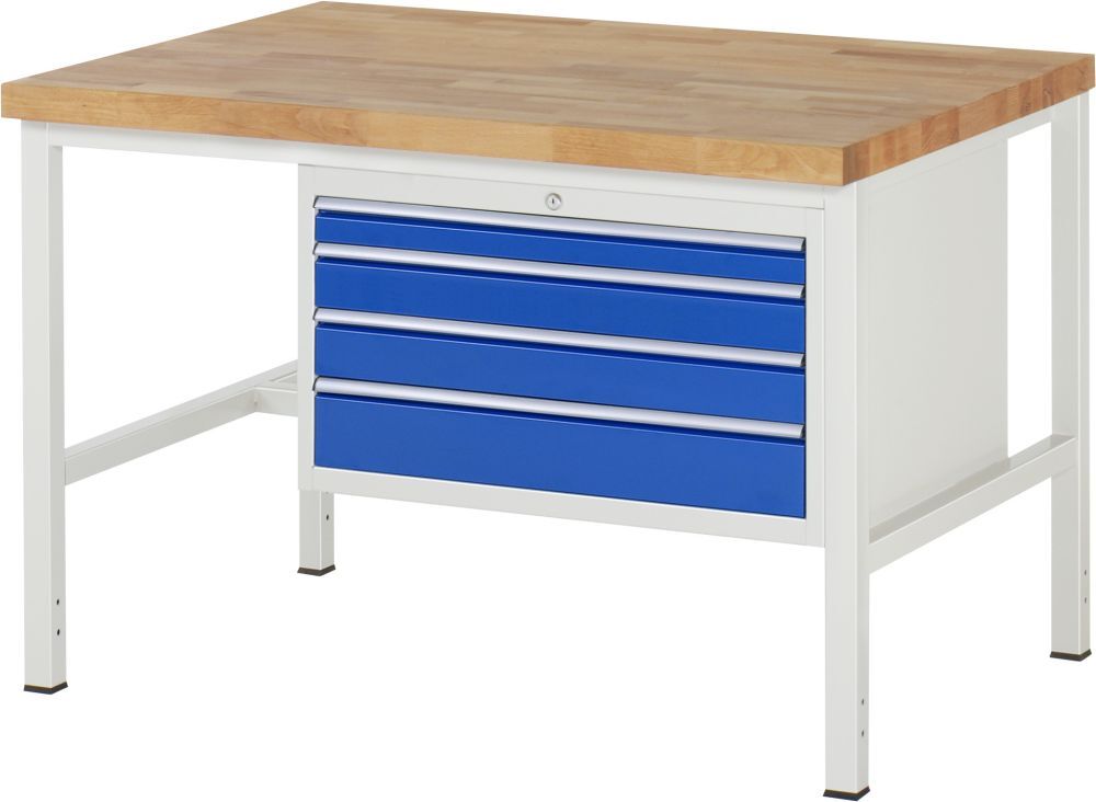 RAU Werkbank 8000 Modell 8232 und 1250 mm breit Produktbild RAU Werkbank 8000 Modell 8232 und 1250 mm breit