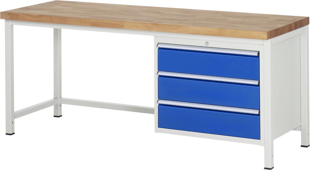 RAU Werkbank 8000 Modell 8257 mit 2000 mm Breite Produktbild RAU Werkbank 8000 Modell 8257 mit 2000 mm Breite