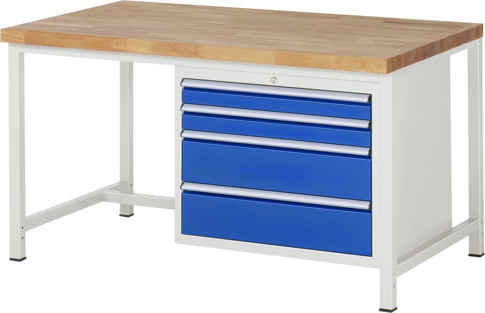 RAU Werkbank 8000 Modell 8261 mit 1500 x 900 mm Produktbild RAU Werkbank 8000 Modell 8261 mit 1500 x 900 mm