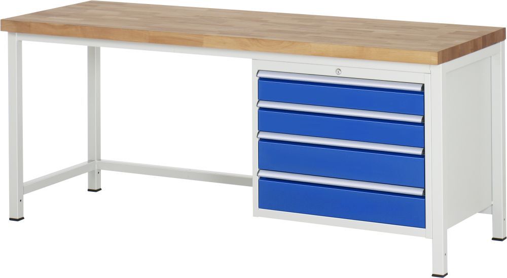 RAU Werkbank 8000 Modell 8262 2000 mm in der Breite Produktbild RAU Werkbank 8000 Modell 8262 2000 mm in der Breite
