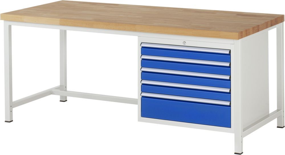 RAU Werkbank 8000 Modell 8268 mit 2000 x 900 mm Produktbild RAU Werkbank 8000 Modell 8268 mit 2000 x 900 mm