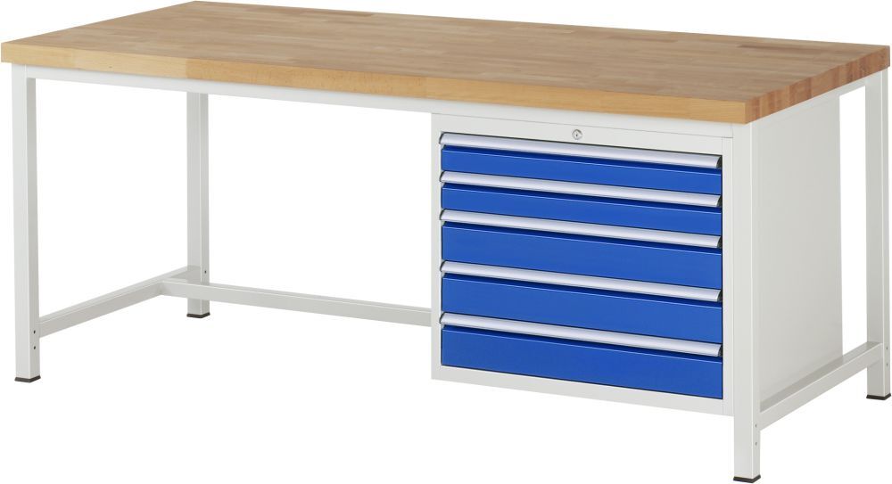 RAU Werkbank 8000 Modell 8271 und 2000 mm breit Produktbild RAU Werkbank 8000 Modell 8271 und 2000 mm breit