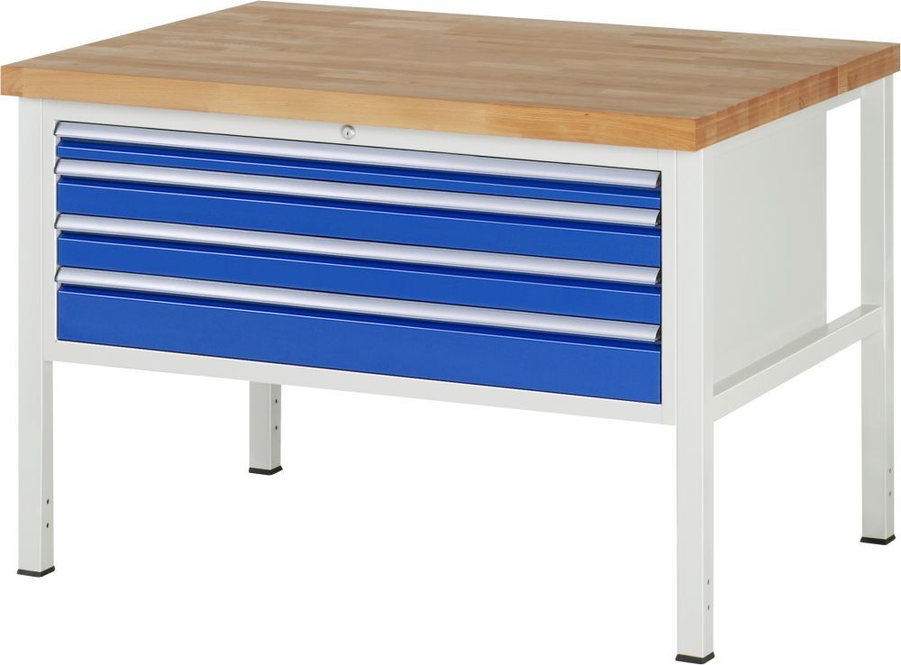 RAU Werkbank 8000 Modell 8332 Breite 1250 mm Produktbild RAU Werkbank 8000 Modell 8332 Breite 1250 mm