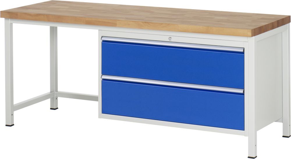 RAU Werkbank 8000 Modell 8355 Maße 2000 x 700 mm Produktbild RAU Werkbank 8000 Modell 8355 Maße 2000 x 700 mm