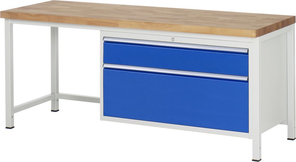 RAU Werkbank 8000 Modell 8356 Maße 2000 x 700 mm Produktbild RAU Werkbank 8000 Modell 8356 Maße 2000 x 700 mm