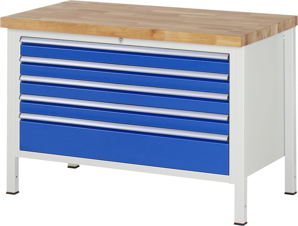 RAU Werkbank 8000 Modell 8368 1250 mm in der Breite Produktbild RAU Werkbank 8000 Modell 8368 1250 mm in der Breite