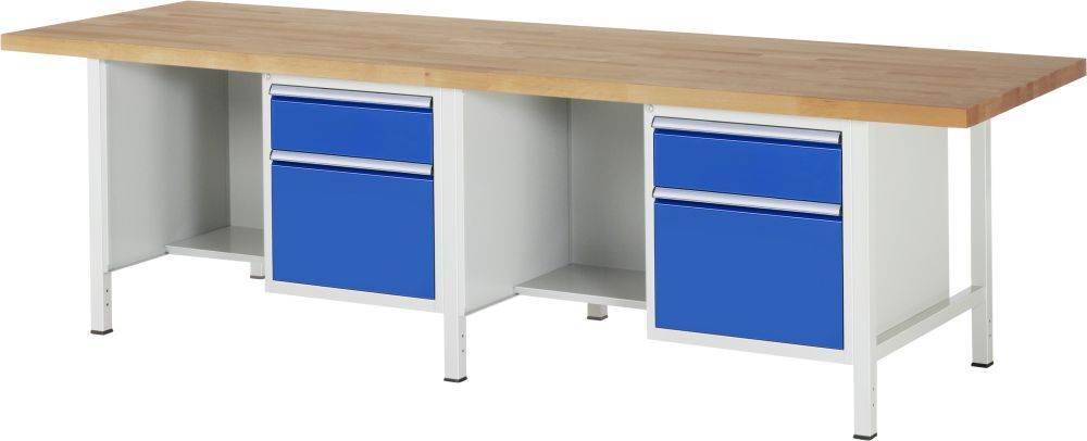 RAU Werkbank 8000 Modell 8451 Breite 3000 mm Produktbild RAU Werkbank 8000 Modell 8451 Breite 3000 mm