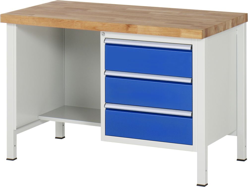 RAU Werkbank 8000 Modell Nummer 8452 Breite 1250 mm Produktbild RAU Werkbank 8000 Modell Nummer 8452 Breite 1250 mm