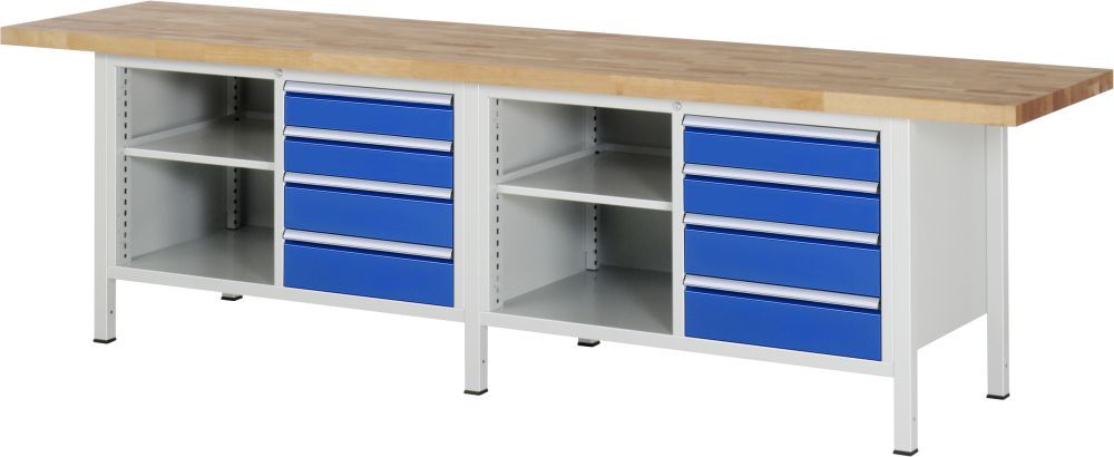 RAU Werkbank 8000 Modell 8463 mit 3000 mm Breite Produktbild RAU Werkbank 8000 Modell 8463 mit 3000 mm Breite
