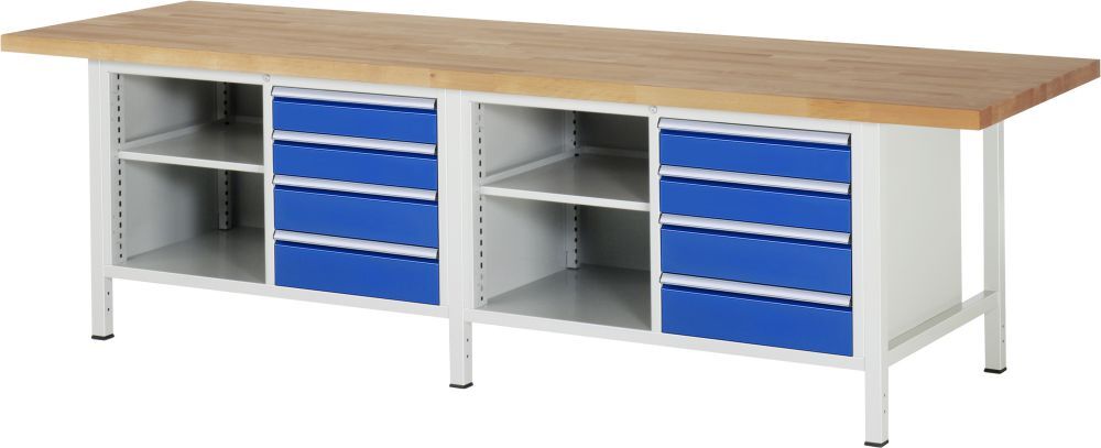 RAU Werkbank 8000 Modell 8463 mit 3000 x 900 mm Produktbild RAU Werkbank 8000 Modell 8463 mit 3000 x 900 mm