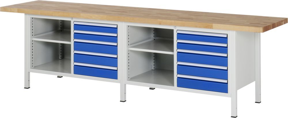 RAU Werkbank 8000 Modell 8464 3000 mm in der Breite Produktbild RAU Werkbank 8000 Modell 8464 3000 mm in der Breite