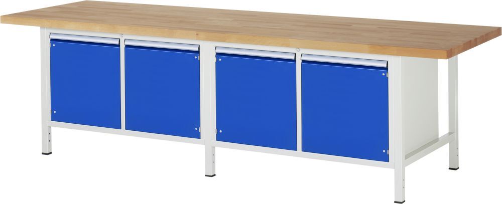 RAU Werkbank 8000 Modell 8465 Breite 3000 mm Produktbild RAU Werkbank 8000 Modell 8465 Breite 3000 mm