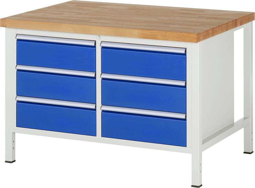 RAU Werkbank 8000 Modell 8473 mit 1250 x 900 mm Produktbild RAU Werkbank 8000 Modell 8473 mit 1250 x 900 mm