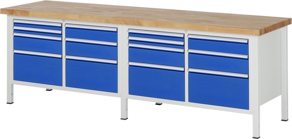 RAU Werkbank 8000 Modell 8476 2500 mm in der Breite Produktbild RAU Werkbank 8000 Modell 8476 2500 mm in der Breite