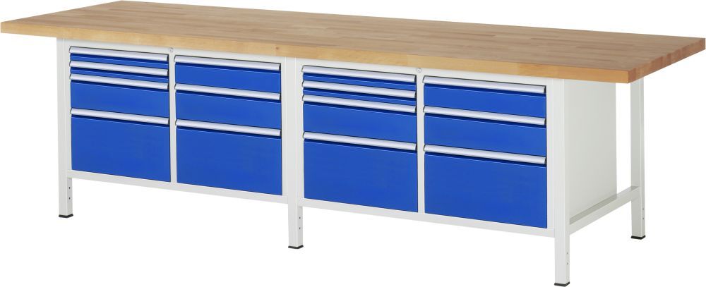 RAU Werkbank 8000 Modell 8476 mit 3000 x 900 mm Produktbild RAU Werkbank 8000 Modell 8476 mit 3000 x 900 mm