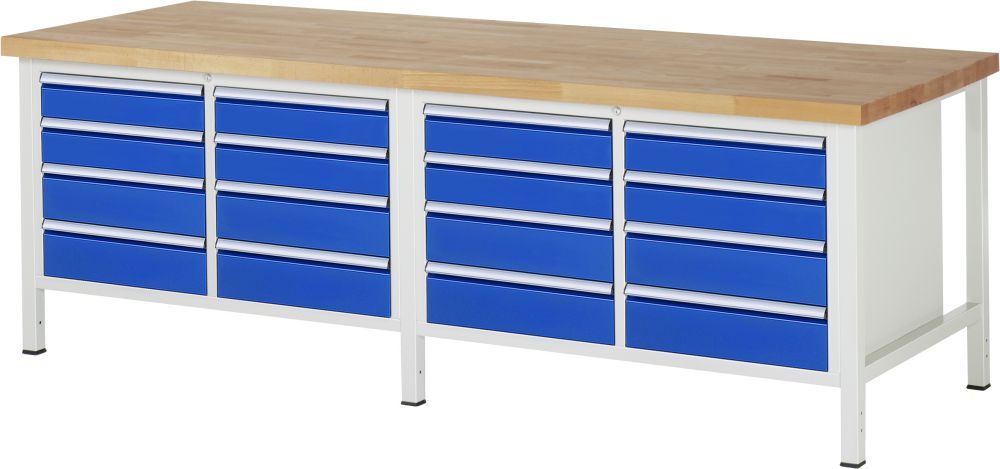 RAU Werkbank 8000 Modell 8477 und 2500 mm Breite Produktbild RAU Werkbank 8000 Modell 8477 und 2500 mm Breite