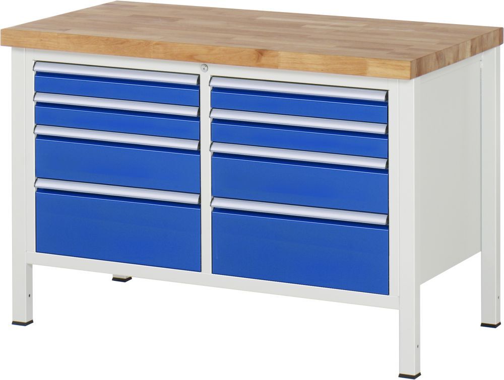 RAU Werkbank 8000 Modell 8478 Maße 1250 x 700 mm Produktbild RAU Werkbank 8000 Modell 8478 Maße 1250 x 700 mm