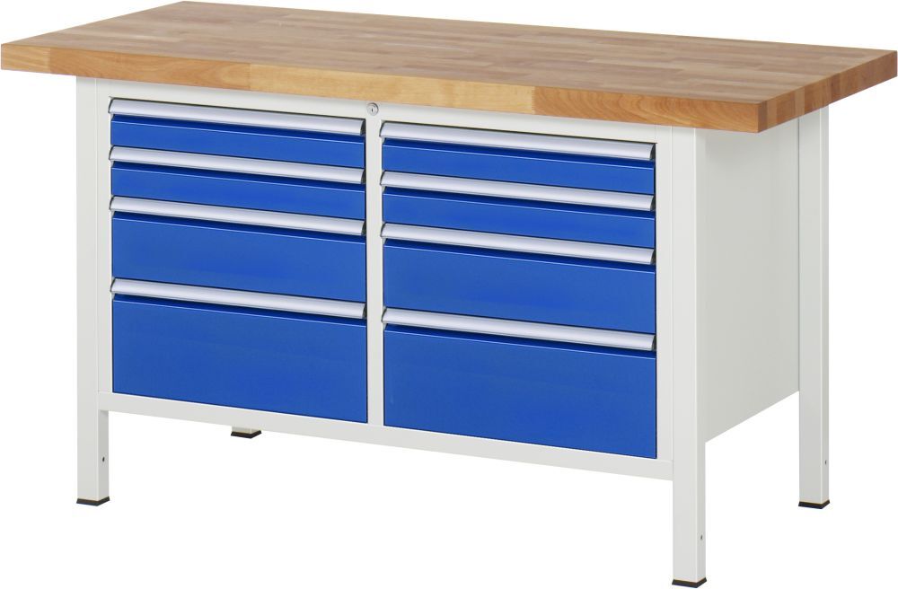 RAU Werkbank 8000 Modell 8478 Breite 1500 mm Stärke 40 mm Produktbild RAU Werkbank 8000 Modell 8478 Breite 1500 mm Stärke 40 mm