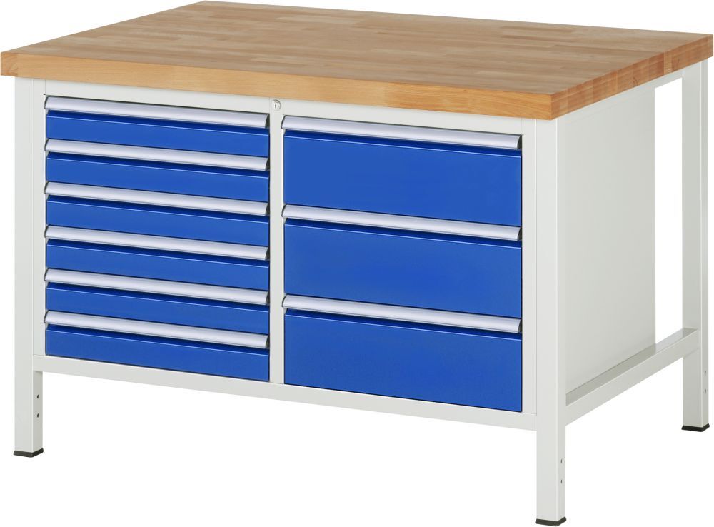 RAU Werkbank 8000 Modell 8479 Maße 1250 x 900 mm Produktbild RAU Werkbank 8000 Modell 8479 Maße 1250 x 900 mm