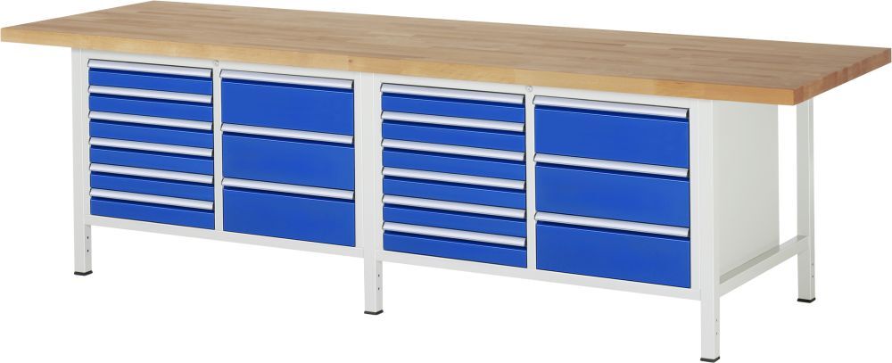 RAU Werkbank 8000 Modell 8479 3000 mm in der Breite Produktbild RAU Werkbank 8000 Modell 8479 3000 mm in der Breite