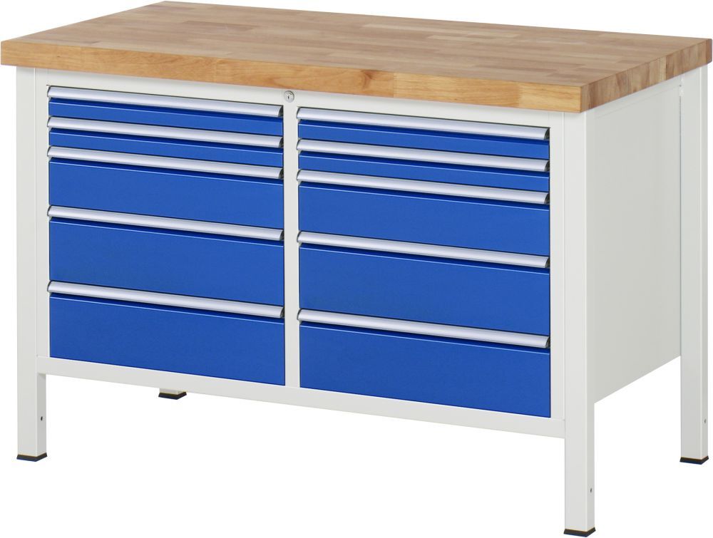 RAU Werkbank 8000 Modell 8480 und 1250 mm Breite Produktbild RAU Werkbank 8000 Modell 8480 und 1250 mm Breite