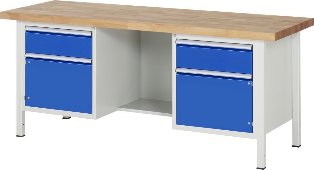 RAU Werkbank 8000 Modell 8551 und 2000 mm Breite Produktbild RAU Werkbank 8000 Modell 8551 und 2000 mm Breite
