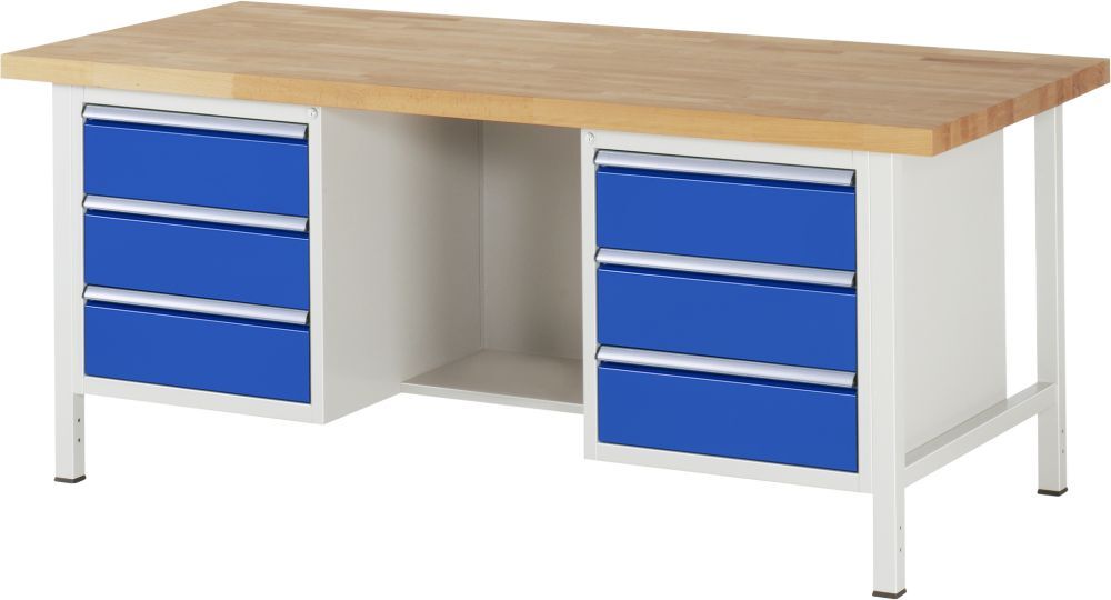 RAU Werkbank 8000 Modell 8554 mit 2000 mm Breite Produktbild RAU Werkbank 8000 Modell 8554 mit 2000 mm Breite