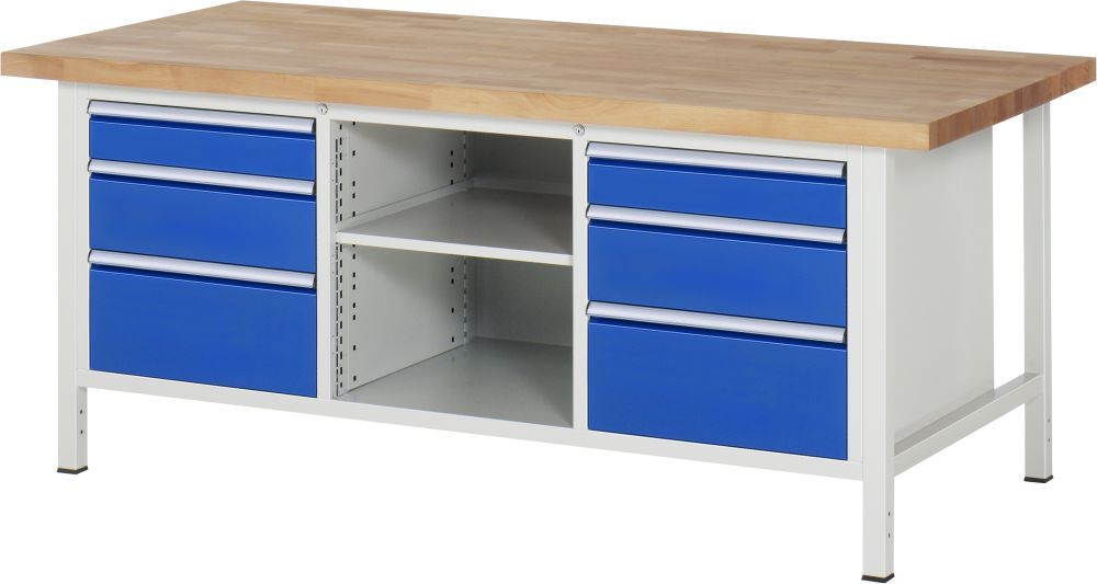 RAU Werkbank 8000 Modell 8564 mit 2000 mm Breite Produktbild RAU Werkbank 8000 Modell 8564 mit 2000 mm Breite