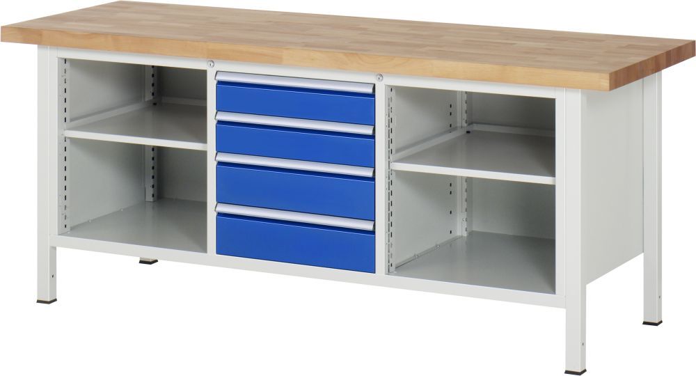 RAU Werkbank 8000 Modell 8566 mit 2000 mm Breite Produktbild RAU Werkbank 8000 Modell 8566 mit 2000 mm Breite