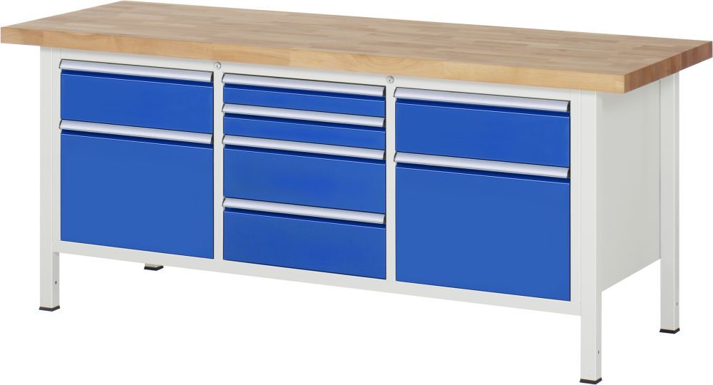 RAU Werkbank 8000 Modell Nummer 8572 Breite 2000 mm Produktbild RAU Werkbank 8000 Modell Nummer 8572 Breite 2000 mm